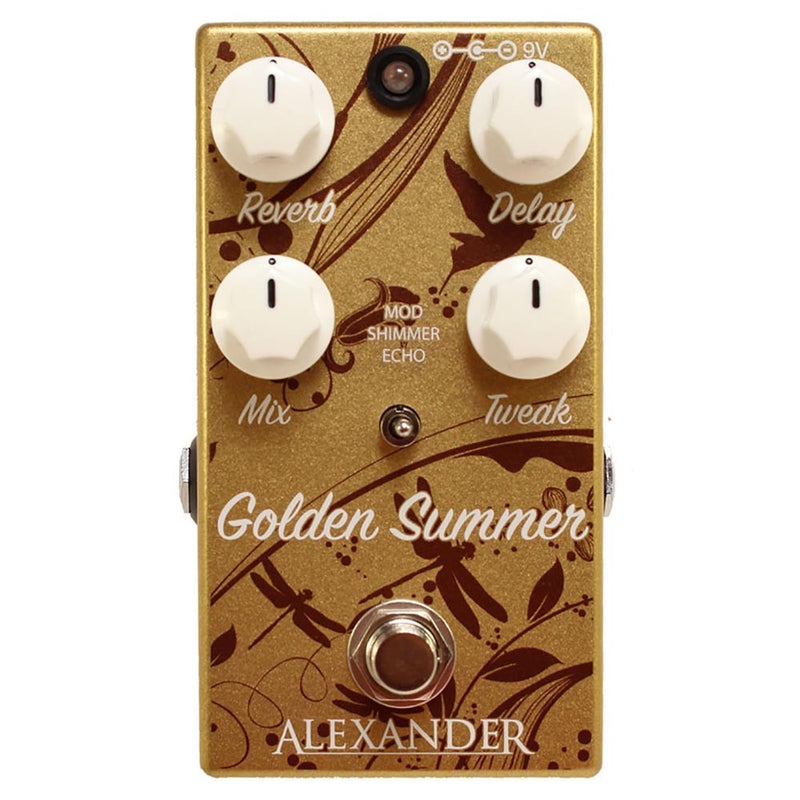 Alexander Golden Summer Reverb/Delay Pedal