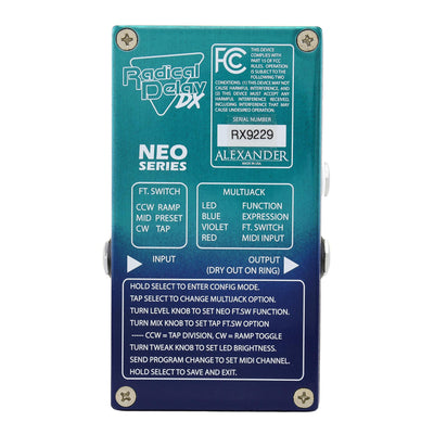 Alexander Radical Delay DX Neo Series