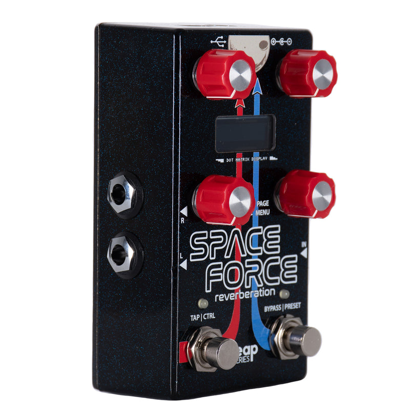Alexander Space Force Stereo Reverb Effect Pedal