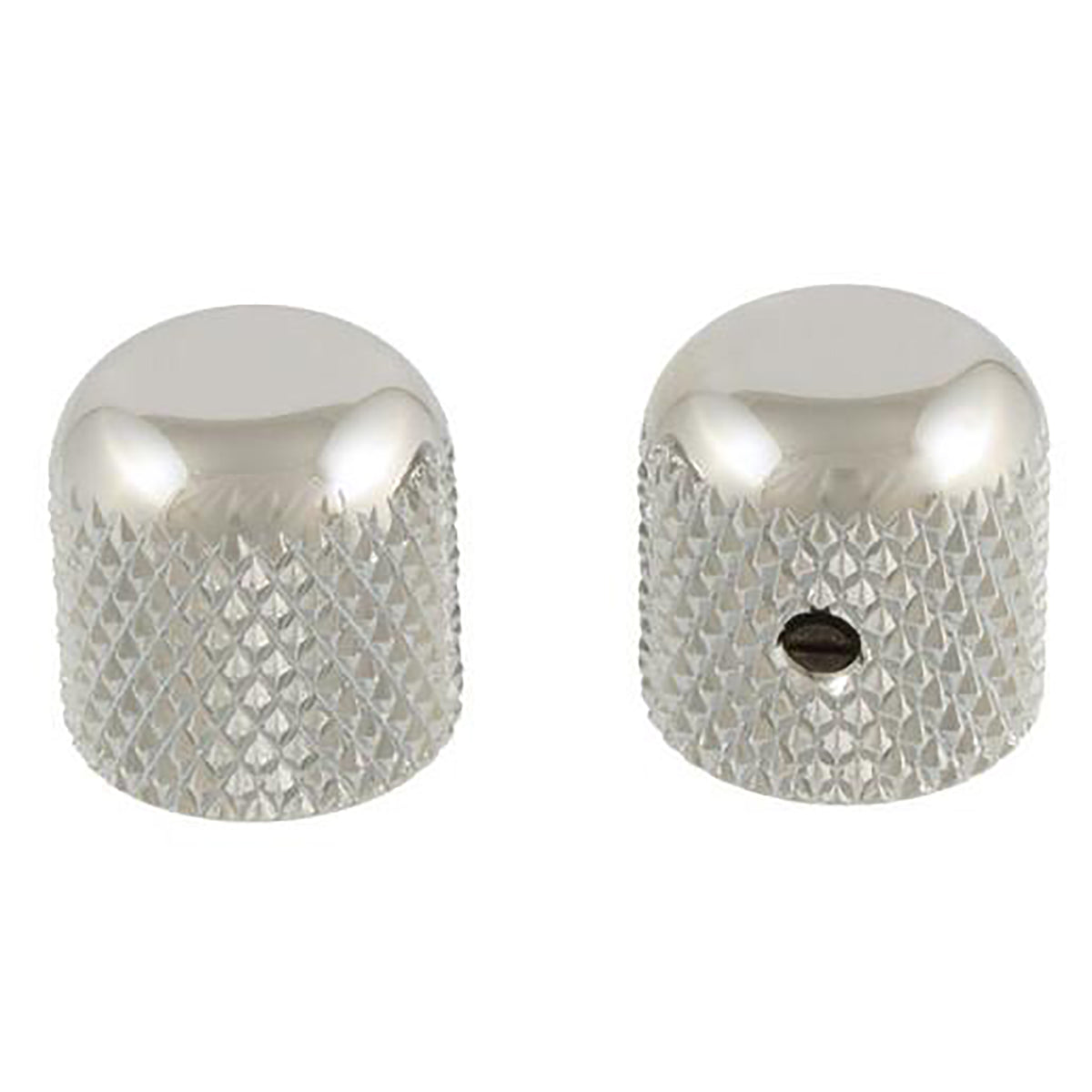 AllParts Nickel Dome Knobs
