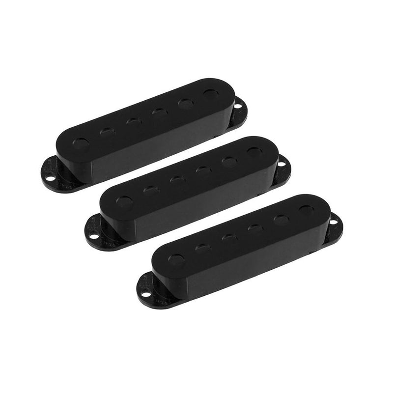 AllParts Pickup Covers For Stratocaster Black