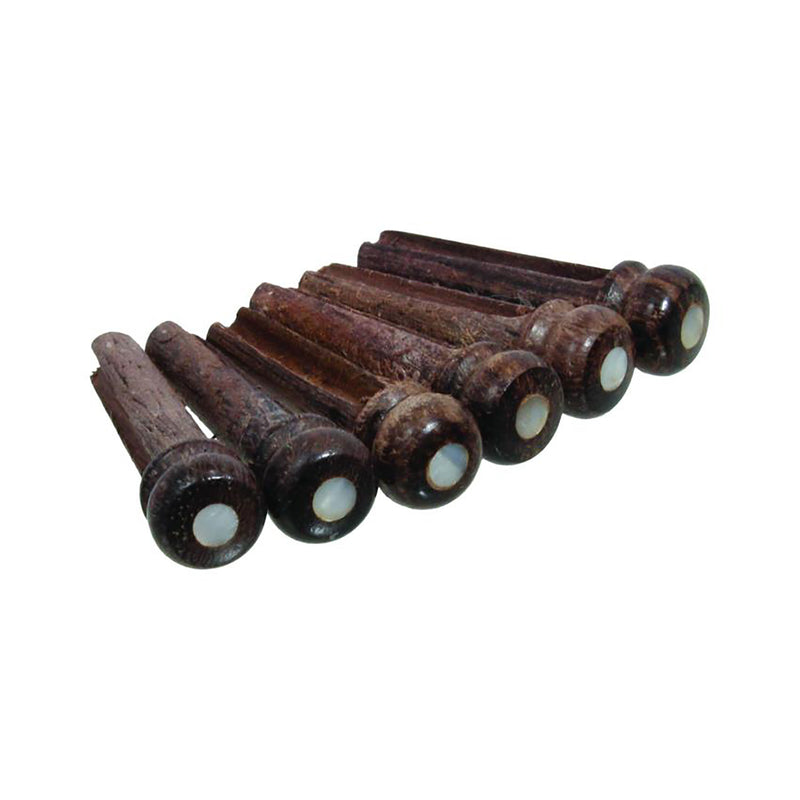 AllParts Rosewood Bridge Pins