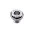 AllParts Screw-In Bushings Chrome, Pack Of 6
