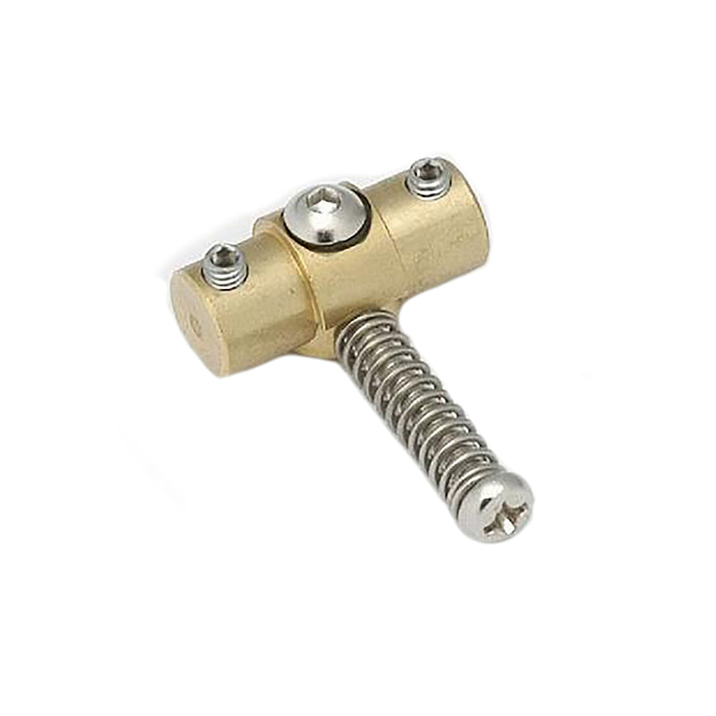AllParts Wilkinson Swivel Bridge Saddles Set Of 3 W-Screws & Springs For Tele
