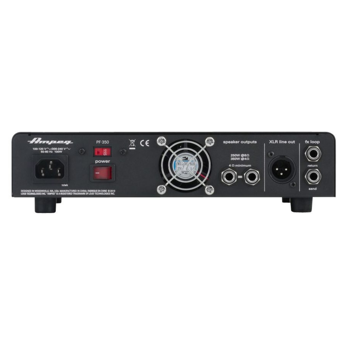 Ampeg 350W RMS - Solid State Preamp - D Class Power Amp