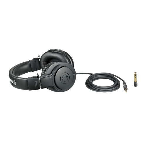 Audio Technica ATHM20X Closed Back Dynamic Monitor Headphones