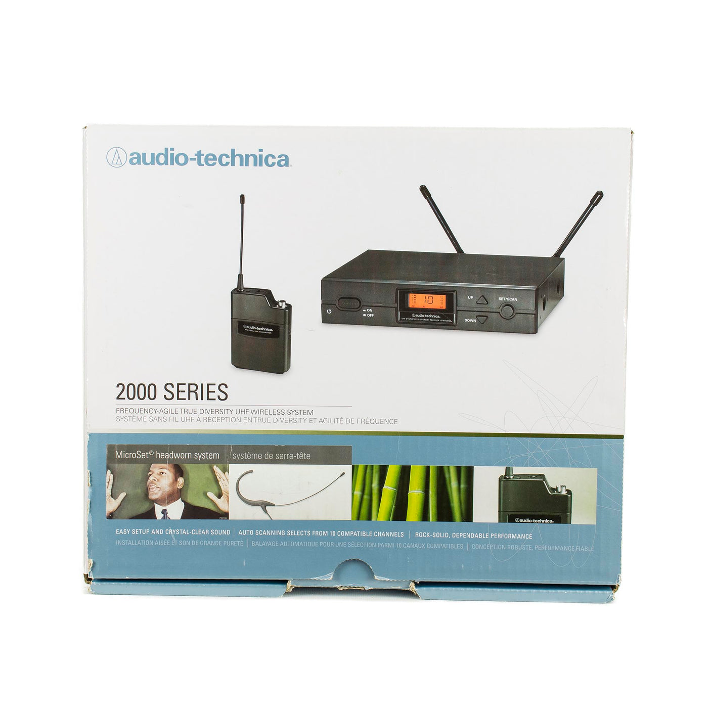 Audio Technica Wireless UHF Bodypack System With Headworn Mic