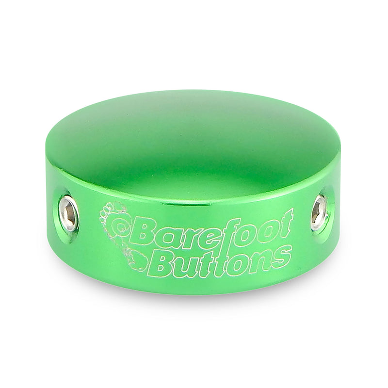 Barefoot Buttons V1 Standard Button, Green