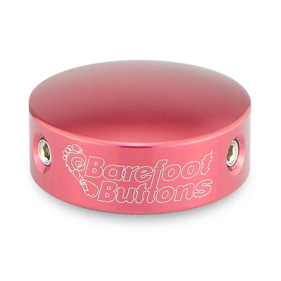 Barefoot Buttons V1 Standard Button, Red