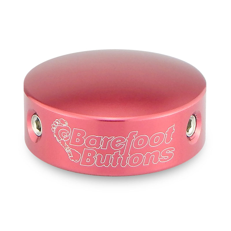 Barefoot Buttons V1 Standard Button, Red