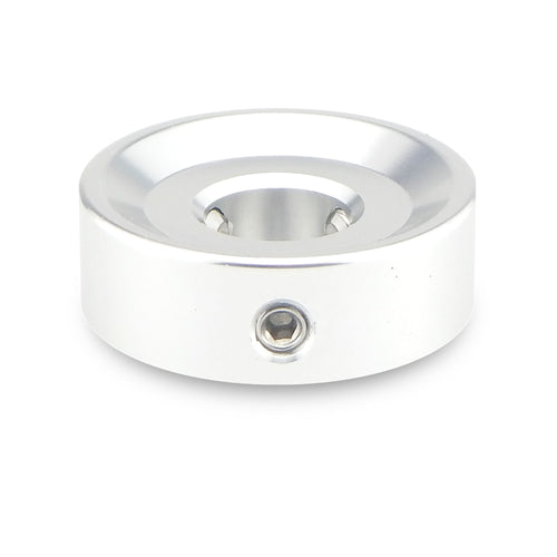 Barefoot Buttons V1 Standard Button, Silver