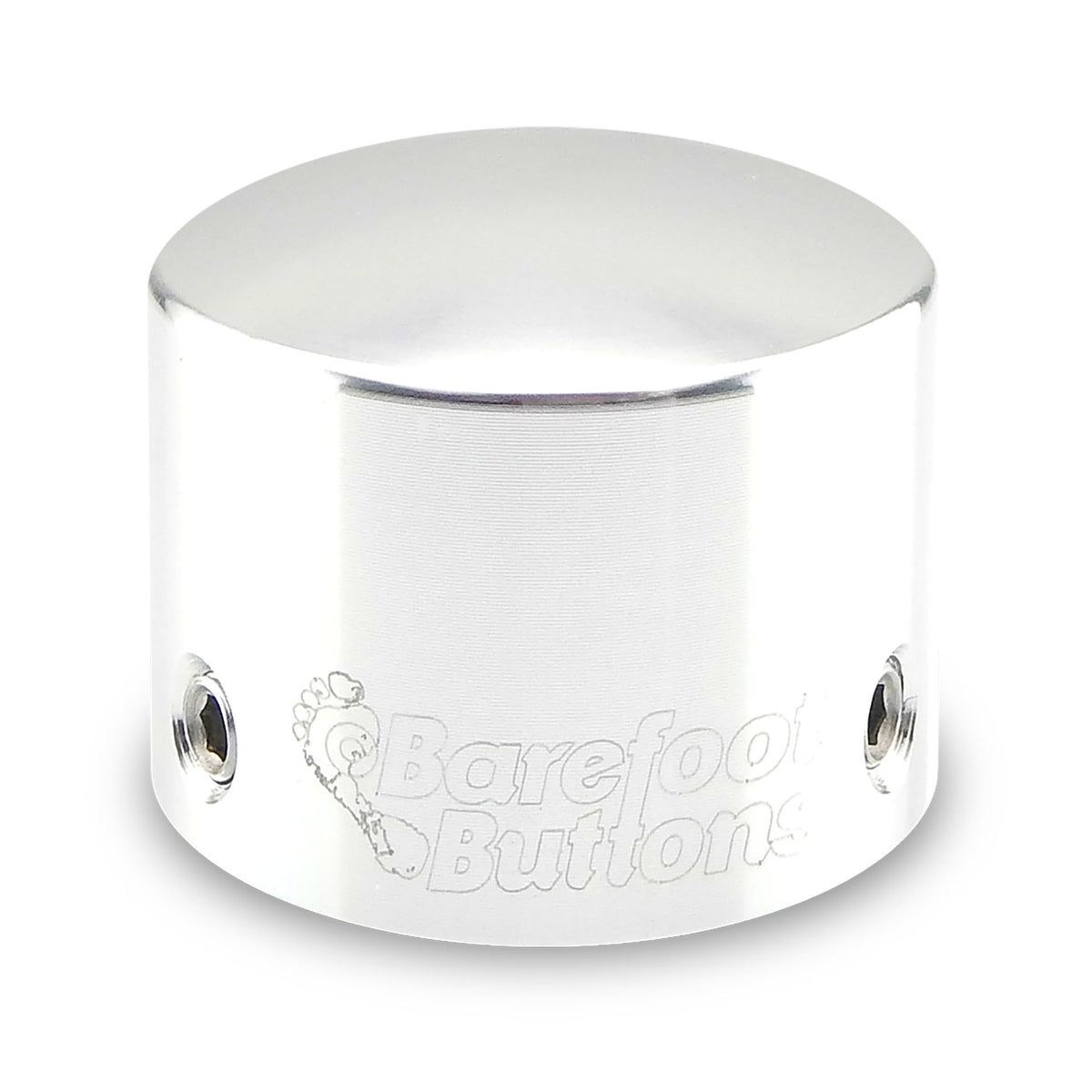 Barefoot Buttons V1 Tallboy Button, Silver