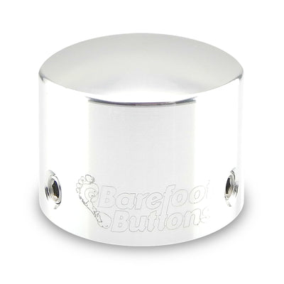 Barefoot Buttons V1 Tallboy Button, Silver