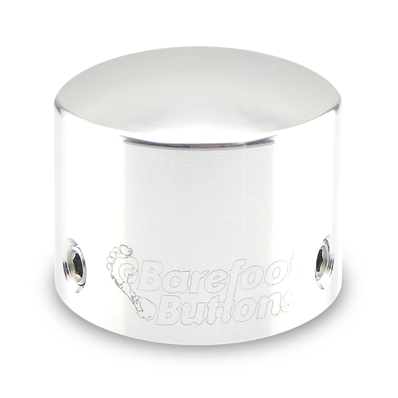 Barefoot Buttons V1 Tallboy Button, Silver