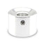 Barefoot Buttons V1 Tallboy Button, Silver