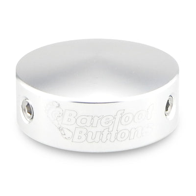 Barefoot Buttons V2 Standard Button, Silver