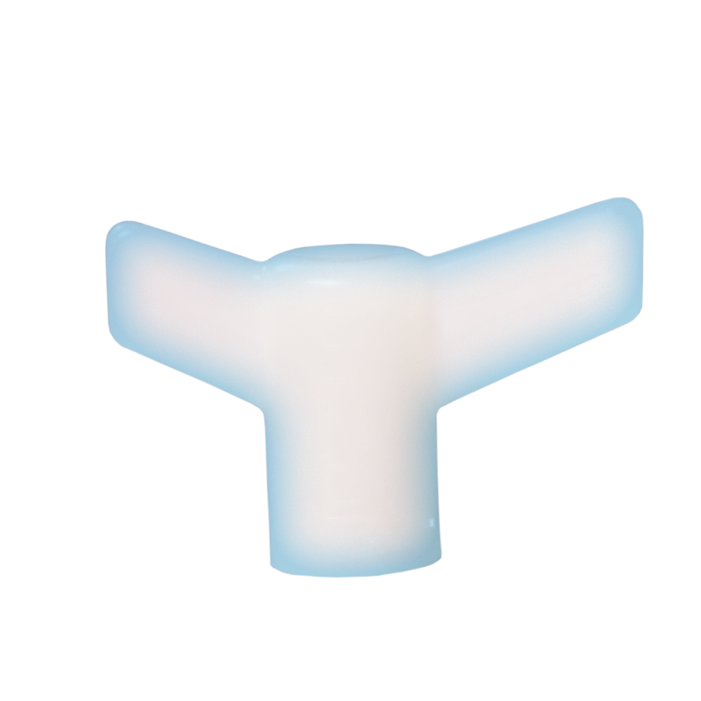 Barefoot Buttons Wingman Iceman, White Glow-In-The-Dark