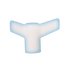 Barefoot Buttons Wingman Iceman, White Glow-In-The-Dark