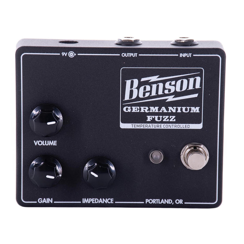 Benson Germanium Fuzz Effect Pedal, Studio Black