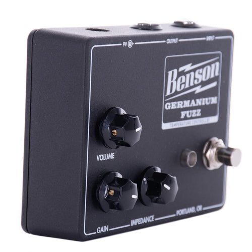 Benson Germanium Fuzz Effect Pedal, Studio Black