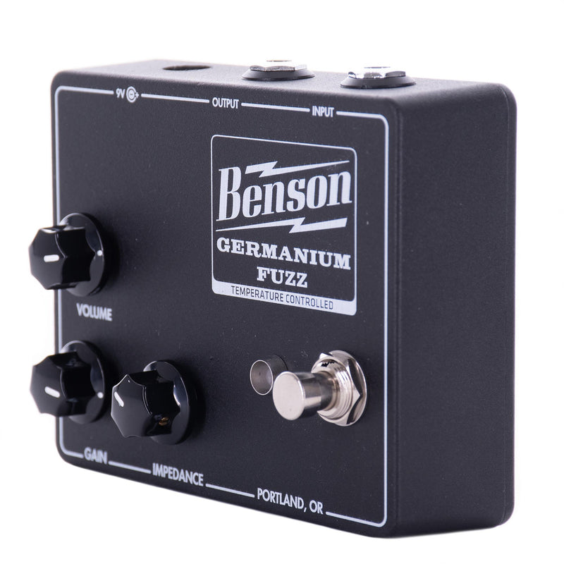 Benson Germanium Fuzz Effect Pedal, Studio Black