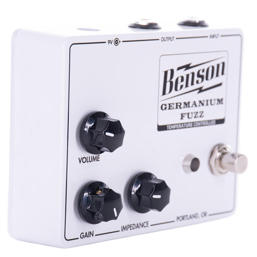 Benson Germanium Fuzz Effect Pedal, Solar White