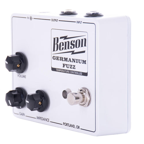 Benson Germanium Fuzz Effect Pedal, Solar White