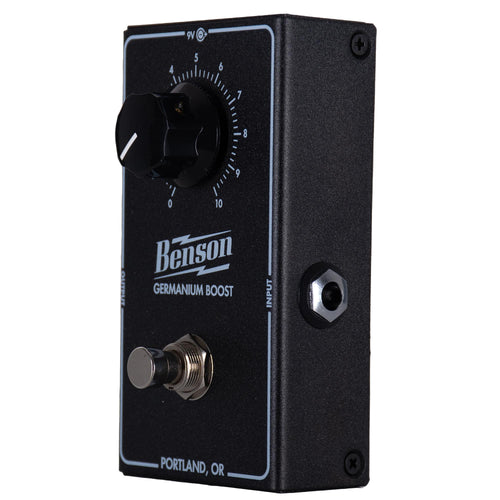 Benson Limited Edition Germanium Boost, Studio Black