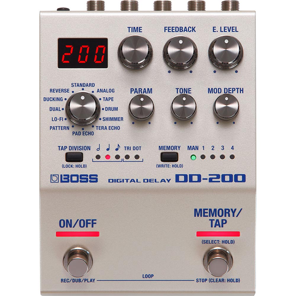 Boss DD-200 Digital Delay Effect Pedal