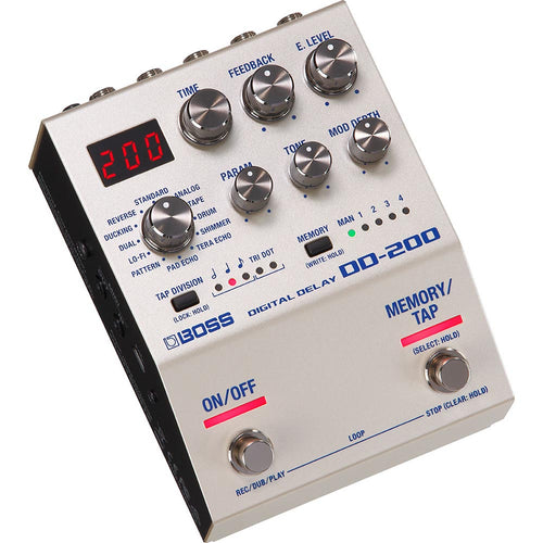 boss 200 series pedals Boss DD-200 Digital Delay Pedal