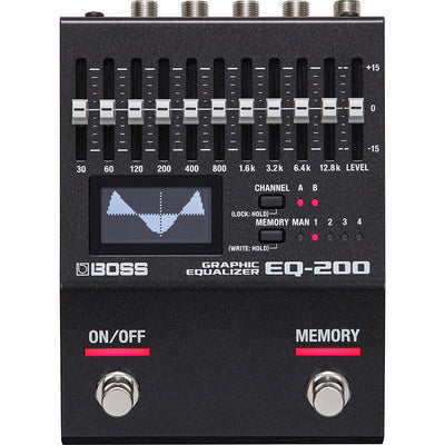 Boss EQ-200 Graphic Equalizer EQ Effect Pedal