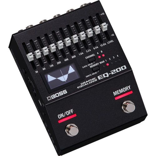 ©︎ページ BOSS EQ-200 Graphic Equalizer Boss EQ-200 Graphic Equalizer Effects Pedal