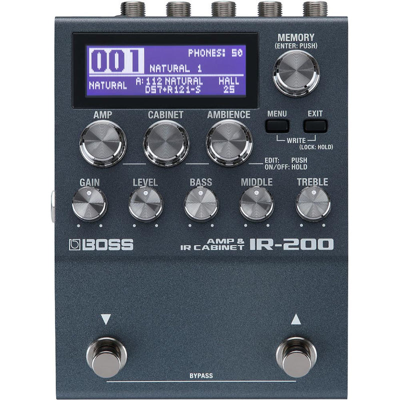 ir pedal loader Boss IR-200 Amp and IR Cabinet Pedal