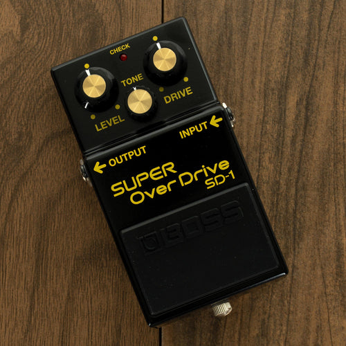 boss 40th anniversary pedals Boss Limited Edition 40th Anniversary SD-1 Super Overdrive