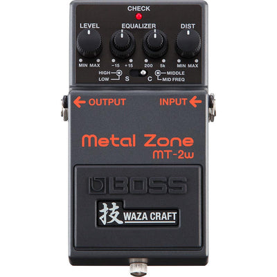 Boss MT-2w Metal Zone Waza Craft Distortion Effect Pedal