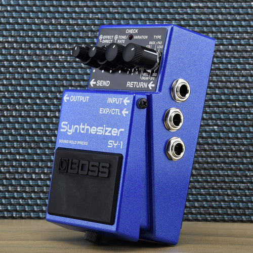 boss bass synth pedal Boss SY-1 Guitar Synthesizer Pedal