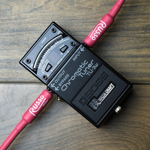 chromatic tuner pedal Boss TU-3W Chromatic Tuner Waza Craft