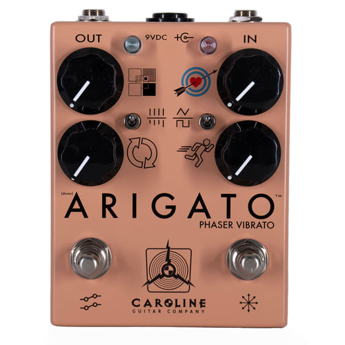 analog phaser pedal Caroline Arigato Phaser Vibrato Effect Pedal