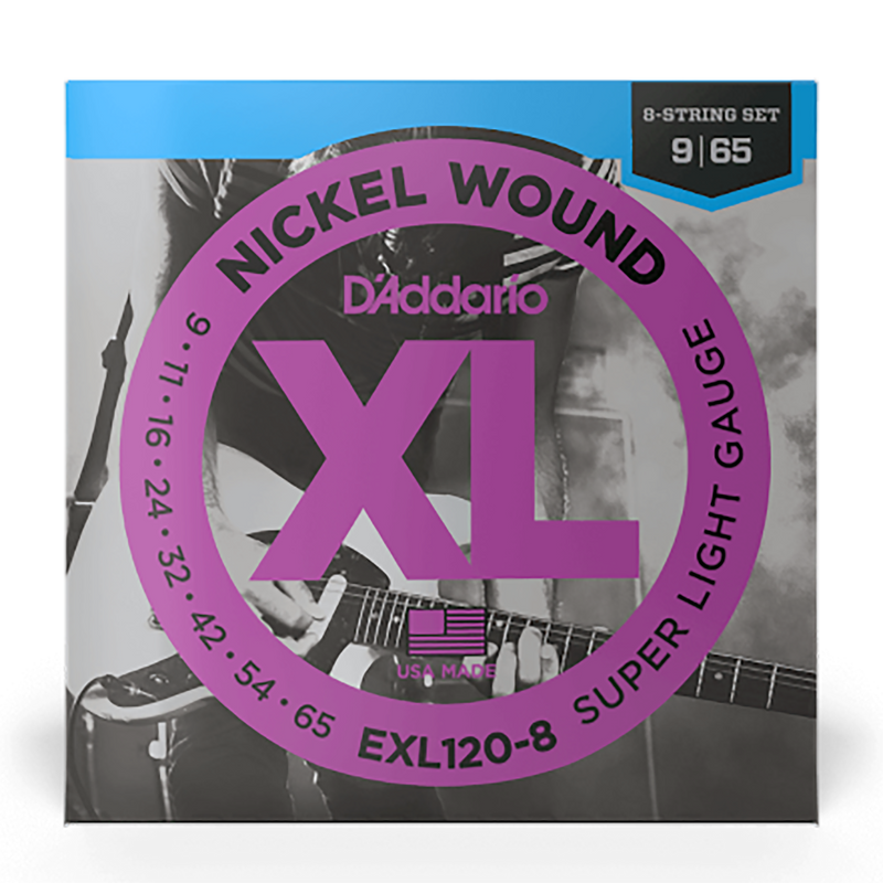 D'Addario 09-65 Super Light 8 String Nickel Wound Electric Strings