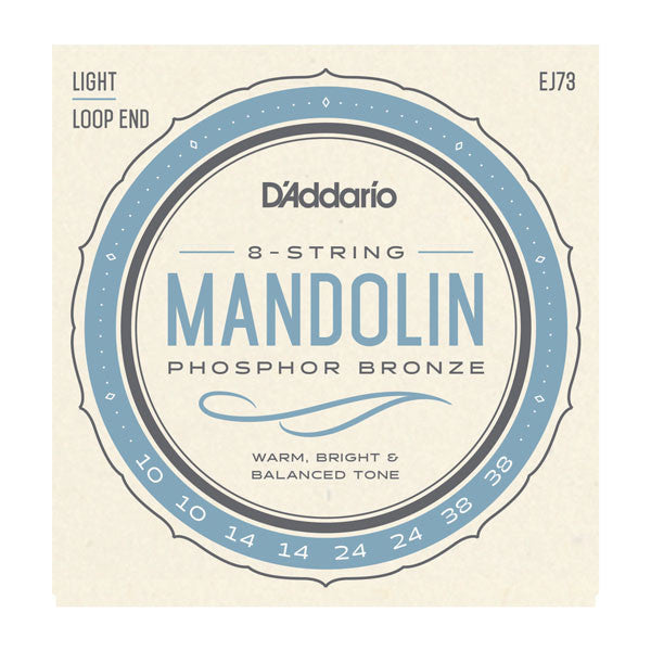 D'Addario 10-38 Light Mandolin Phosphor Bronze Set