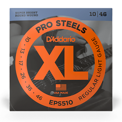 D'Addario 10-46 Regular Light Prosteels Electric Strings