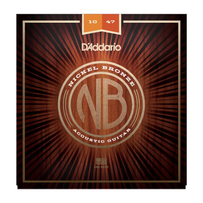 D'Addario - 10-47 Nickel Bronze Acoustic Set - Extra Light