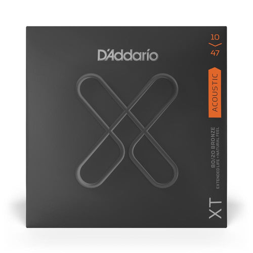 D'Addario 10-47 XT Acoustic 80/20 Bronze Extra Light