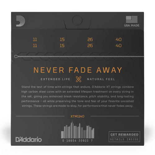 D'Addario 11-40 XT Mandolin Phosphor Bronze Medium