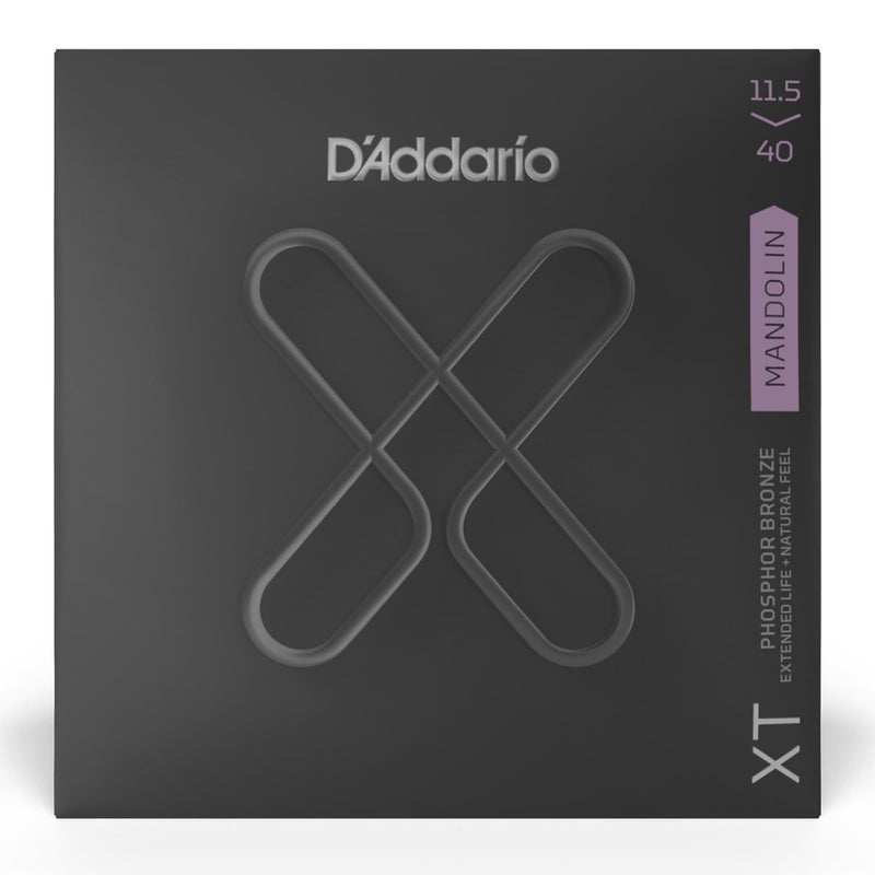 D'Addario 11.5-40 XT Mandolin Phosphor Bronze Custom Medium