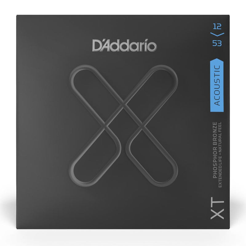 D'Addario 12-53 XT Acoustic Phosphor Bronze Regular Light
