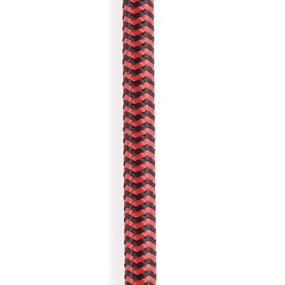 D'Addario 15 Foot Braided Instrument Cable, Red