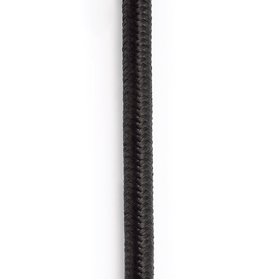 D'Addario 20 Foot Custom Series Braided Instrument Cable, Black