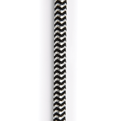 D'Addario 20 Foot Custom Series Braided Instrument Cable, Grey