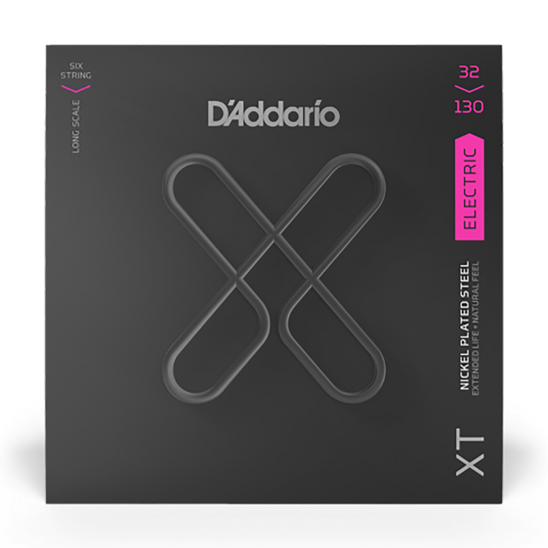 D'Addario 32-130 6 String Regular Light XT Bass Nickel Plated Steel Bass Strings